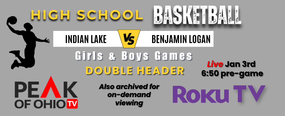 Boy & Girls Basketball-Benjamin Logan vs Indian Lake-Jan 3, 2025