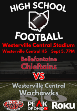 Bellefontaine vs Westerville Central - Sept 5, 2025