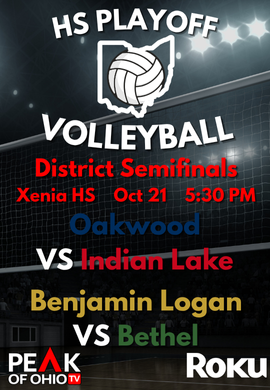 Volleyball-Dist Semis-Oakwood v ILHS & BLHS v Bethel - Oct 21, 2025
