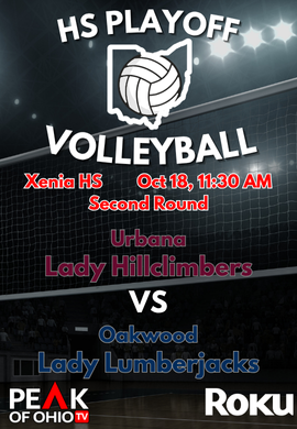 Volleyball - Urbana vs Oakwood - Oct 18, 2025